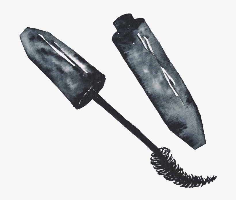 Black Cosmetics Fashion Paris Cartoon Transparent - Cosmetics, transparent png download