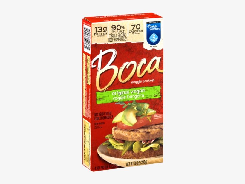 Boca Original Chik'n Veggie Patties - 4 Count, 10 Oz, transparent png download