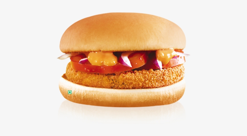 Juicy Burger - Aloo Tikki Burger, transparent png download