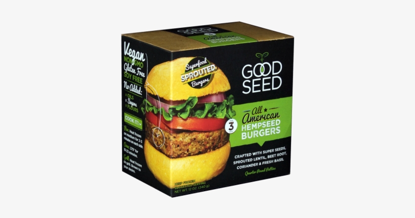 All American - Good Seed Hemp Seed Burgers, transparent png download