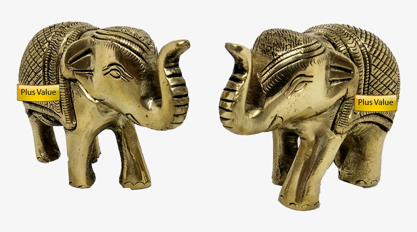 New Premium Handicraft Brass Elephant 3 X 2 Inches - Inch, transparent png download