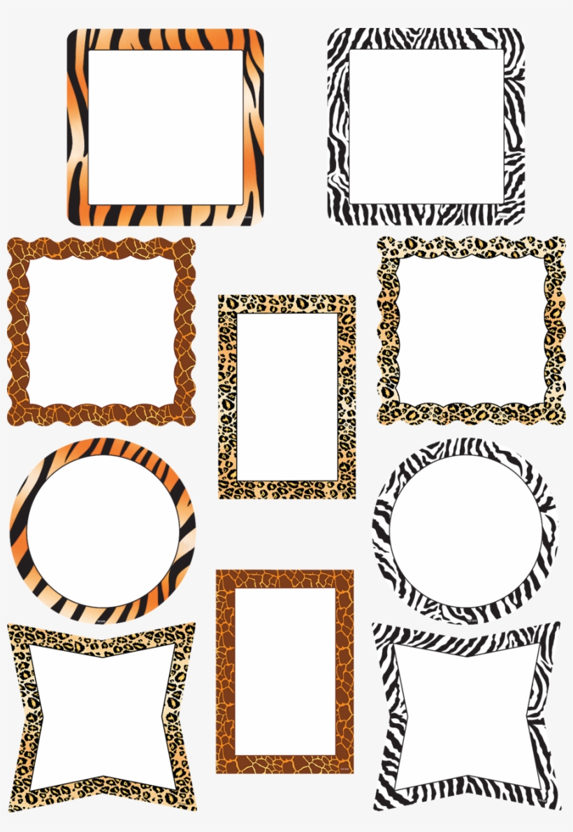 Frame Animal Prints Accents, transparent png download