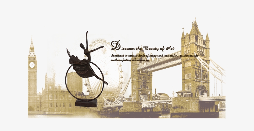 Dancing Sculpture - Tower Bridge, transparent png download