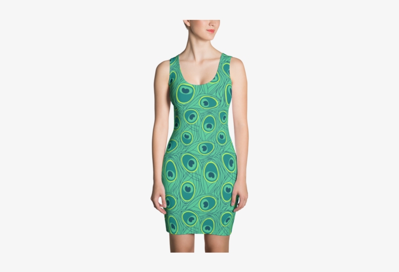 Fabulous Peacock Feather - Halloween Witches In The Woods Dress, transparent png download