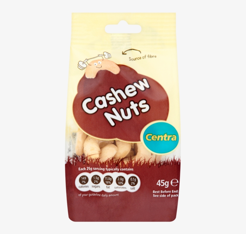 Centra Cashew Nuts 45g - Chocolate, transparent png download