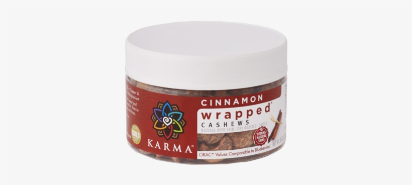 Cinnamon Wrapped Cashews - Karma Cashews, Peri Peri, Roasted - 1.5 Oz, transparent png download