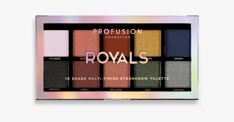 Royals Palette 10-shade Eyeshadow Palette In A Variety - Profusion Royals, transparent png download