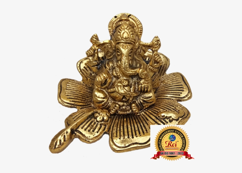 Gudhal Fool Ganesha Gold - Buddhism, transparent png download