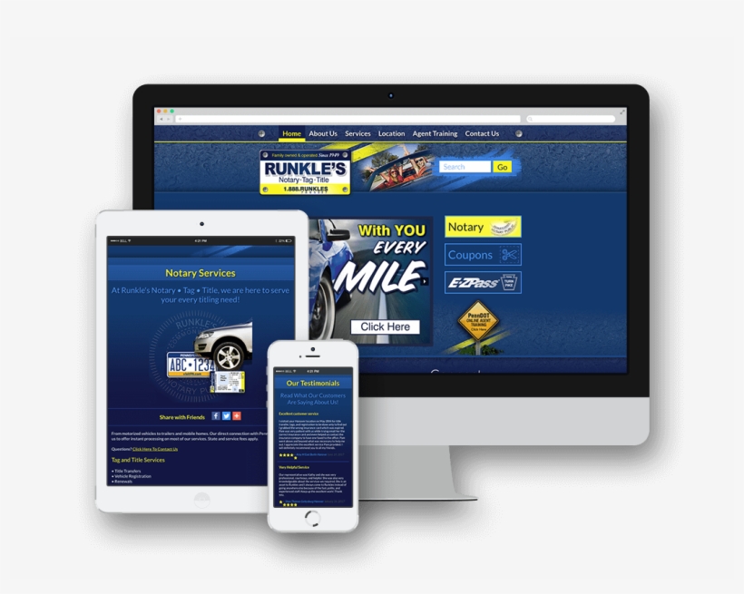 Runkles Notary Tag Title - Online Advertising, transparent png download