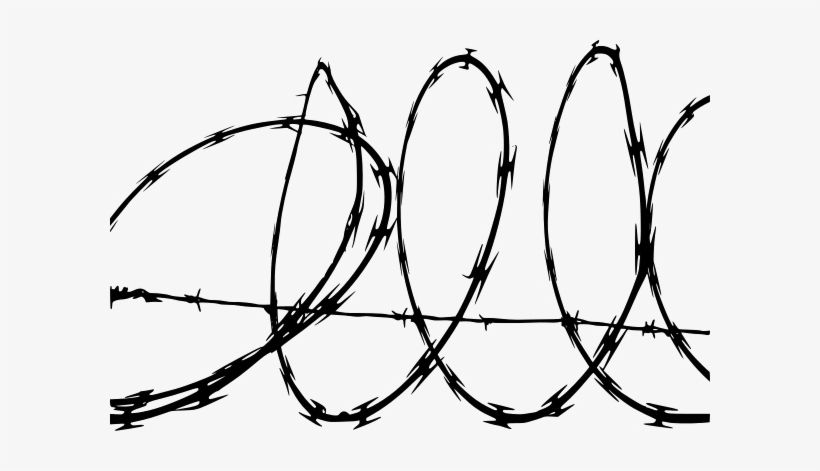 Wire Transparent Background - Barb Wire Png, transparent png download