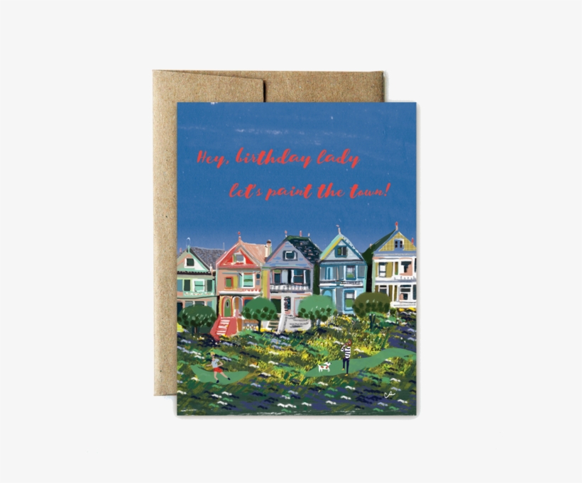 Painted Lady Birthday - Art, transparent png download