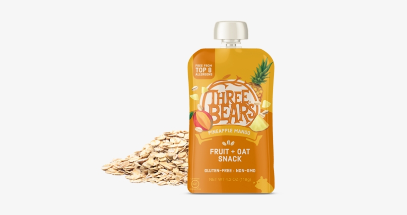 Pineapple Mango - Three Bears Cranberry Vanilla Oatmeal Cup, transparent png download