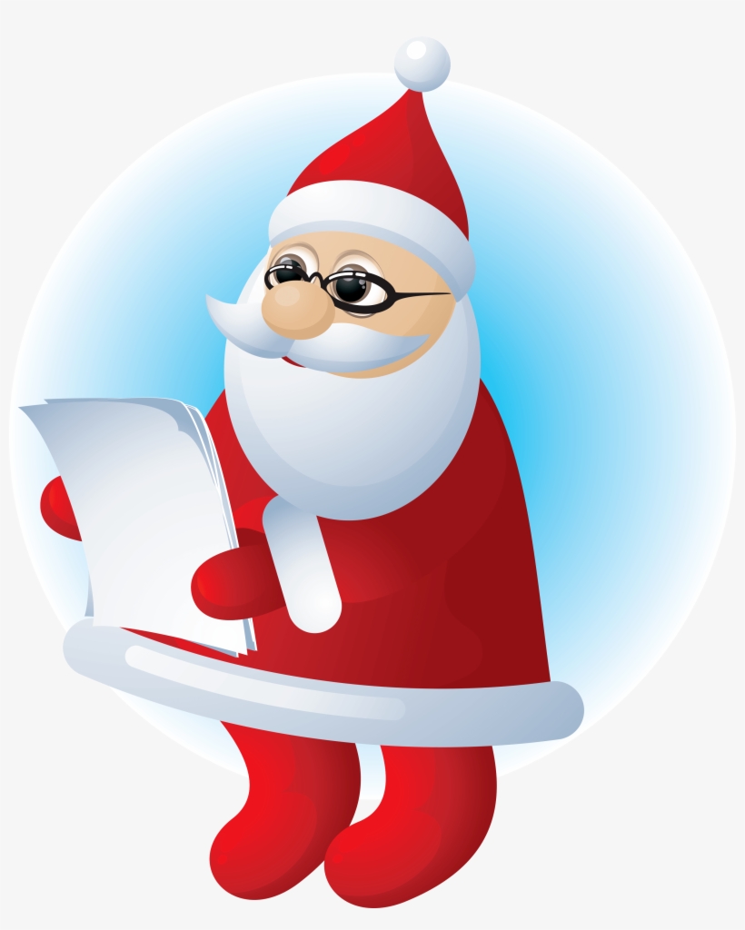 Father Christmas Will Be Visiting The Museum - Santa. Vector. Tote Bag, transparent png download