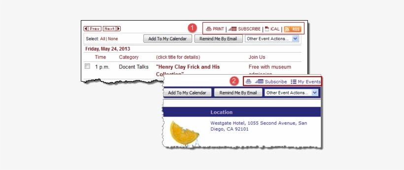 Hide Calendar Actions In Mobile Table View - Lemon In Water, transparent png download