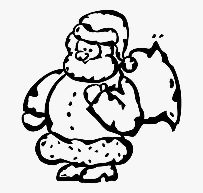 Vector Illustration Of Santa Claus, Saint Nicholas,, transparent png download