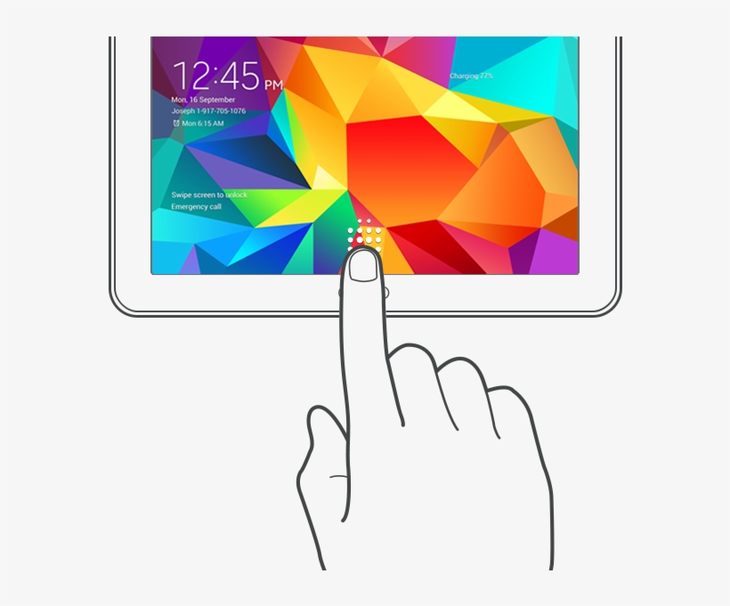 Samsung Galaxy Tab T531, transparent png download