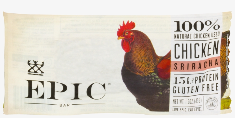 Epic Chicken Sriracha Bar 1.5 Oz, transparent png download