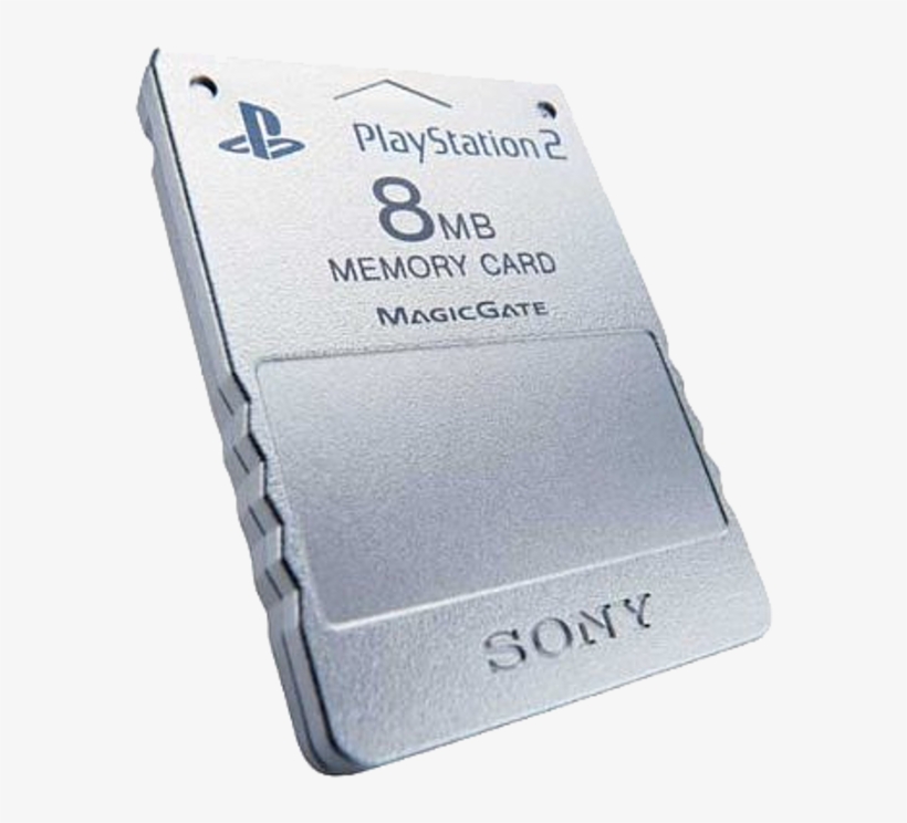 Norton Secured - Ps2 Memory Card Silver, transparent png download