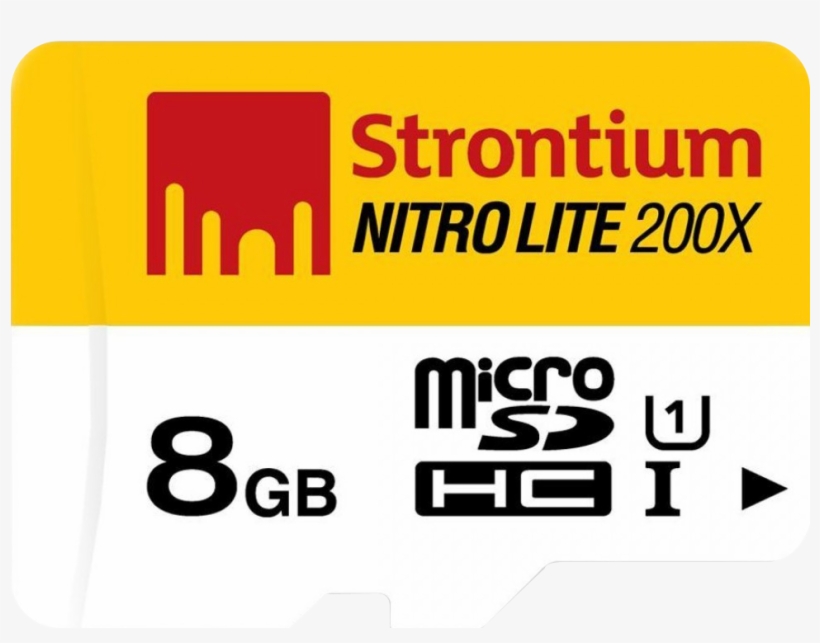 Strontium Microsd Memory Card Png Image - Strontium Nitro 16 Gb Microsdhc, transparent png download