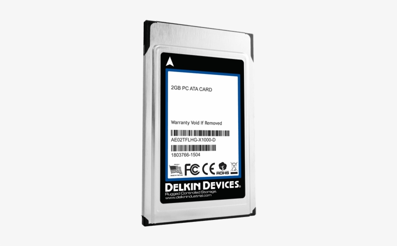 Delkin Devices Pcmcia - Delkin Devices 8 Gb Slc Compact Flash Card, Ce08tfphk-fd000-d, transparent png download
