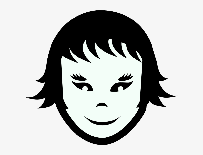 Girl S Head Png Clip Art, transparent png download