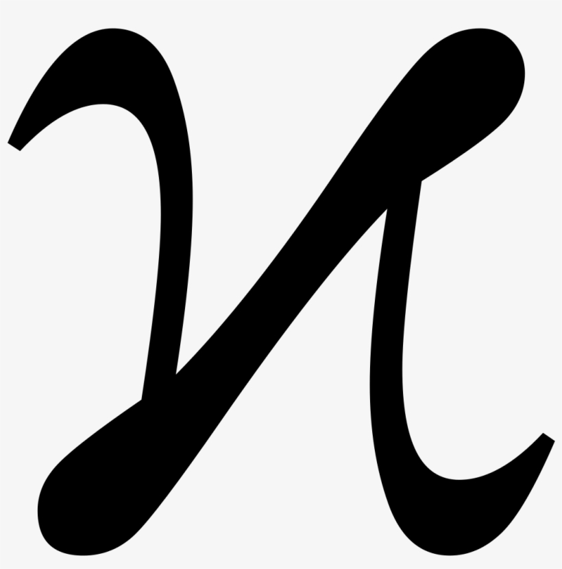 Greek Letters Vector - Kappa Greek, transparent png download