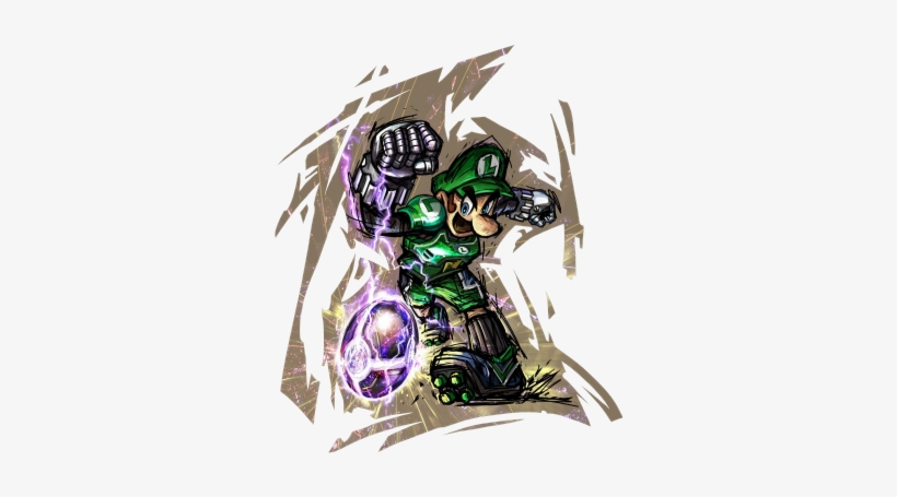 Super Mario Strikers Charged Luigi, transparent png download