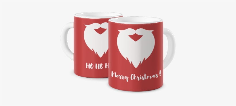 Photo Mug Coloured Mug Santa's Beard - Coffee Cup, transparent png download