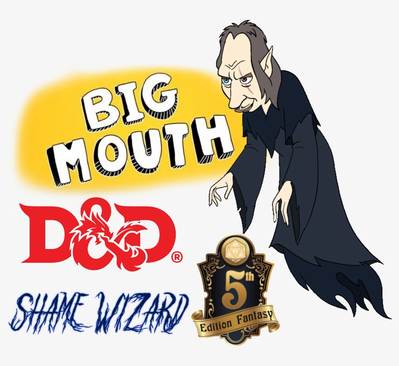 Big Mouth D&d 5e Shame Wizard - Dungeons & Dragons 5th Edition Rpg: Spellbook Cards, transparent png download