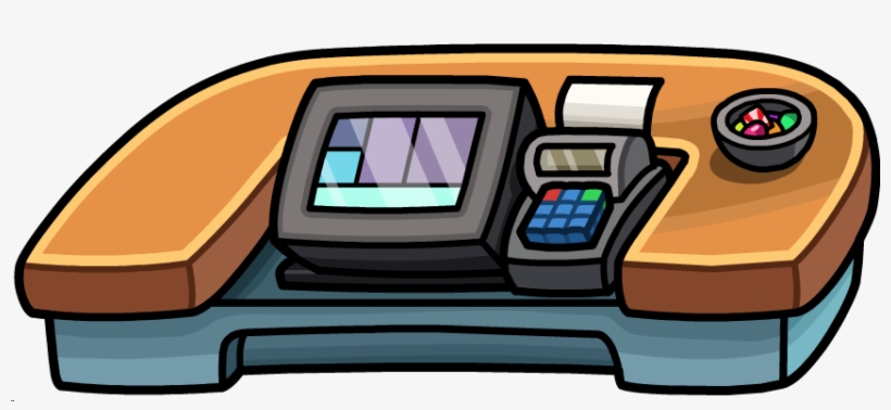 Puffle Hotel Roof Cash Register - Cash Register In Hotel, transparent png download