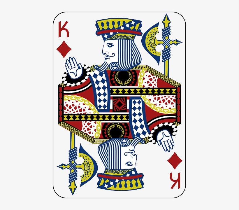 King, Card, Casino, Diamond, Gamble, Gambling, Gaming - Diamonds Playing Card Image Png, transparent png download