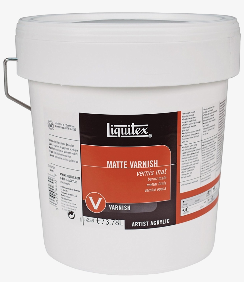 Liquitex Acrylic Matte Permanent Varnish - Liquitex Acrylic Permanent Matte Varnish, transparent png download