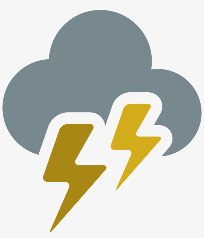 Cloud Thunder Electric - Donner Clipart, transparent png download