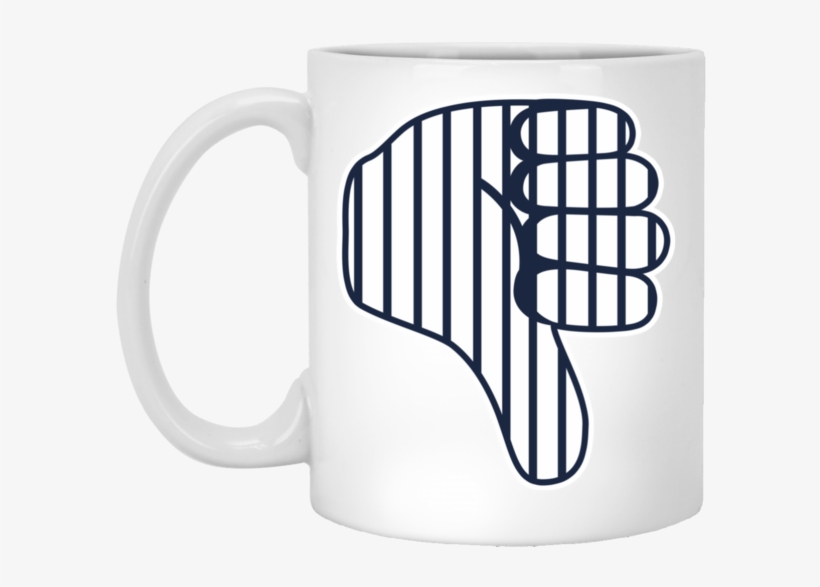 Thumbs Down Mug - New York Yankees Thumbs Down, transparent png download