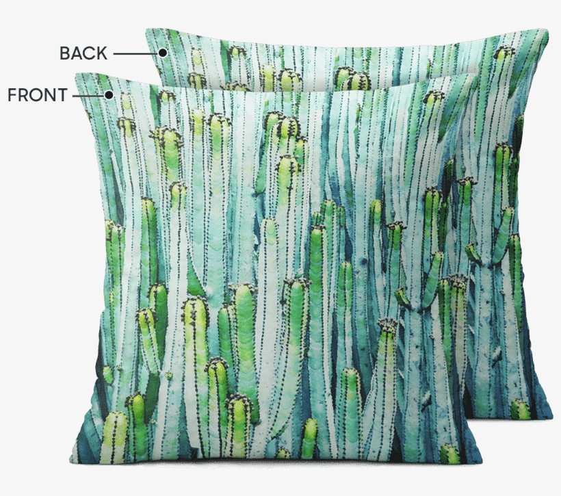 Dailyobjects Watercolor Cactus 12" Cushion Cover Buy - Cushion, transparent png download