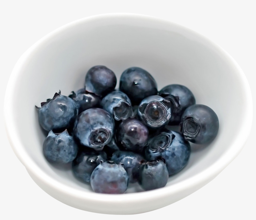 Download Blueberries In Bowl Png Image - Bowl Of Blueberries Png, transparent png download