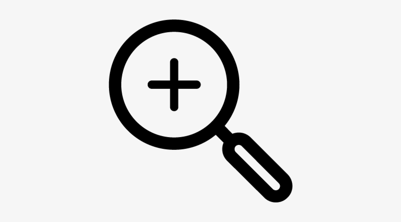 Icons Tagged As - Magnifier Plus Icon, transparent png download
