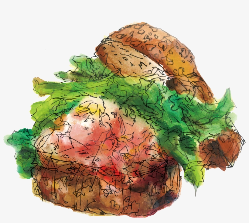 You Can Not Miss Their Healthy Sandwiches - Garnish, transparent png download