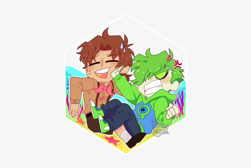 Tiny Box Time And Septiceye Sam Keychain - Cartoon, transparent png download