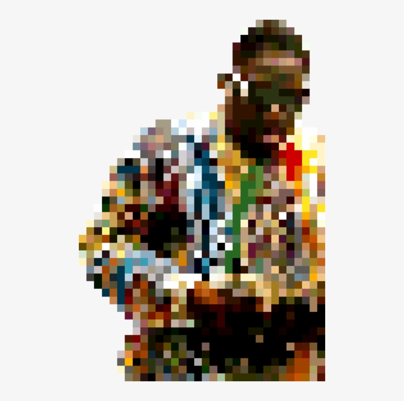 Artist - Biggie Smalls Pixel Art, transparent png download