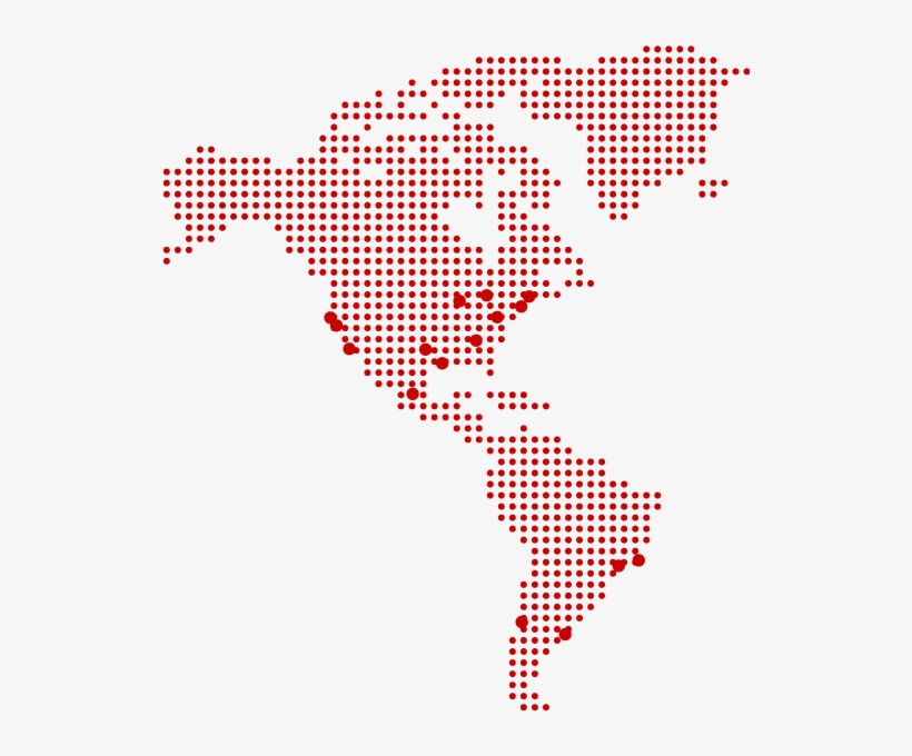 America Dots Red - Power Plug For Different Countries, transparent png download