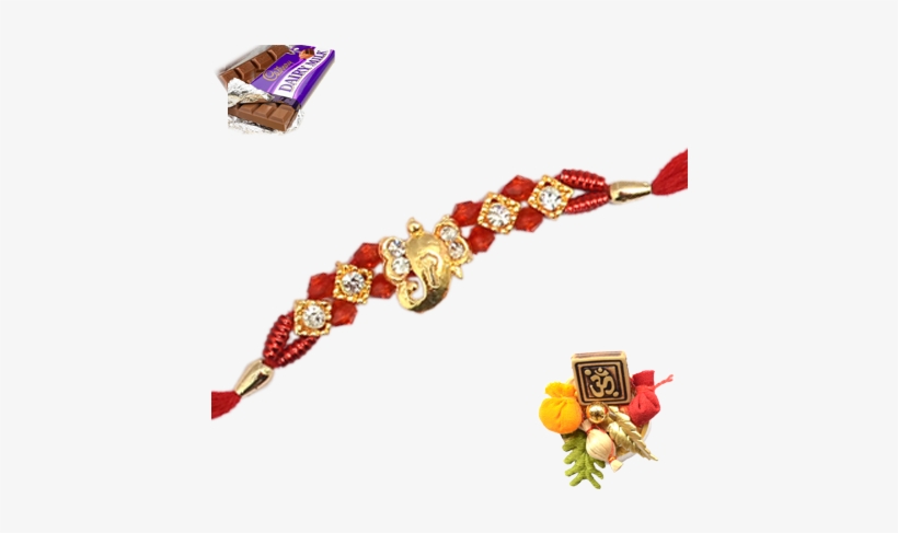 Shree Ganesh Rakhi - Ganesh Rakhi Png, transparent png download