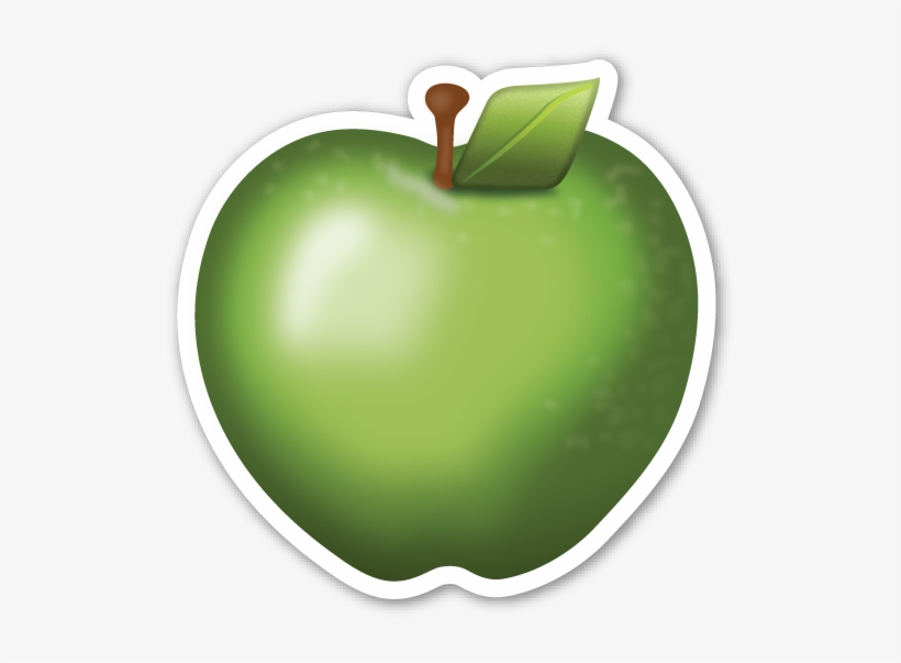 **this Sticker Is The Large 2 Inch Version That Sells - Яблоко Эмодзи Пнг, transparent png download