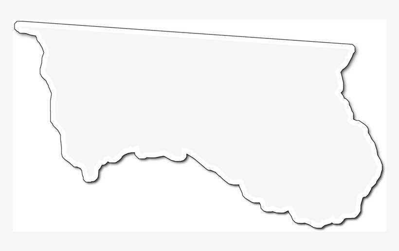 A Map Of Hamilton With An Outer Shadow Around The Map - Royalty-free, transparent png download