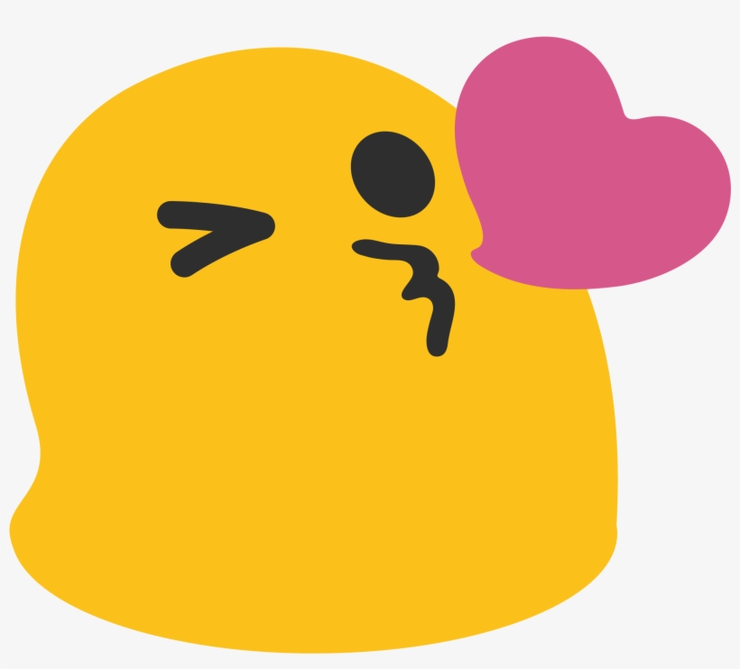 Kiss Heart Emoji - Emoji Kiss Heart, transparent png download