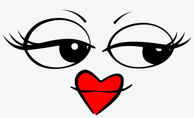 This Free Icons Png Design Of Seductive Female Smiley, transparent png download