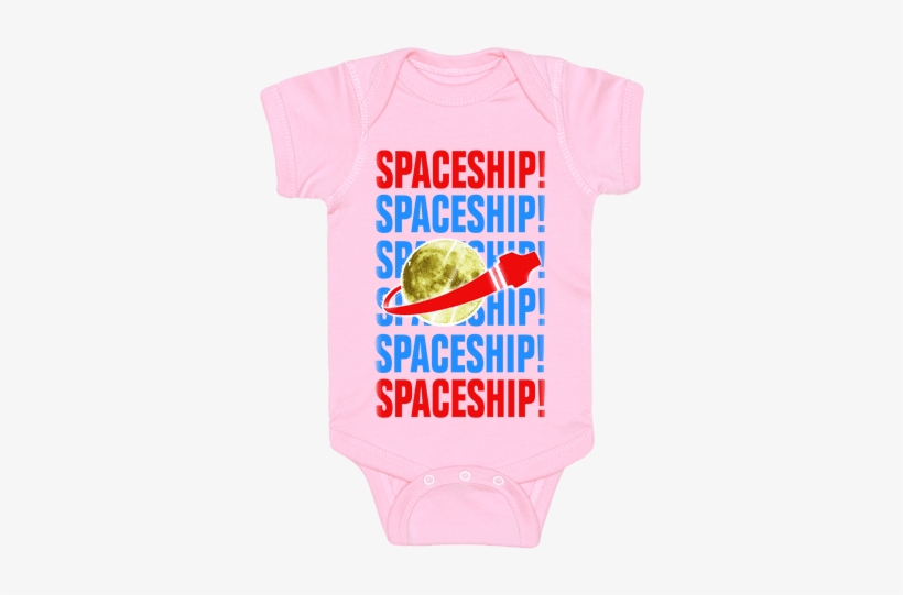 Spaceship Baby Onesy - Princess, transparent png download