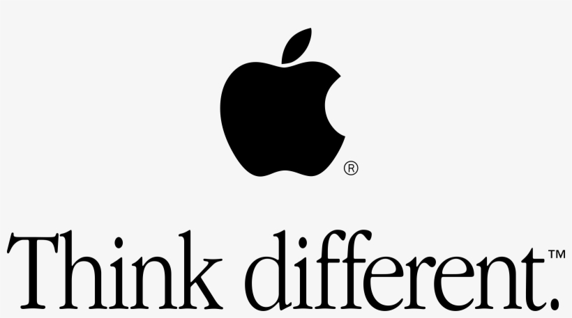 Apple Think Different Logo Png Transparent - Think Different Logo Png, transparent png download