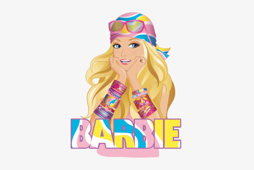 Large - Barbie Tray Tea Set, transparent png download