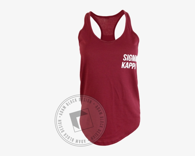 Sigma Kappa Fight To End Alzheimers Racerback Tank - T-shirt, transparent png download